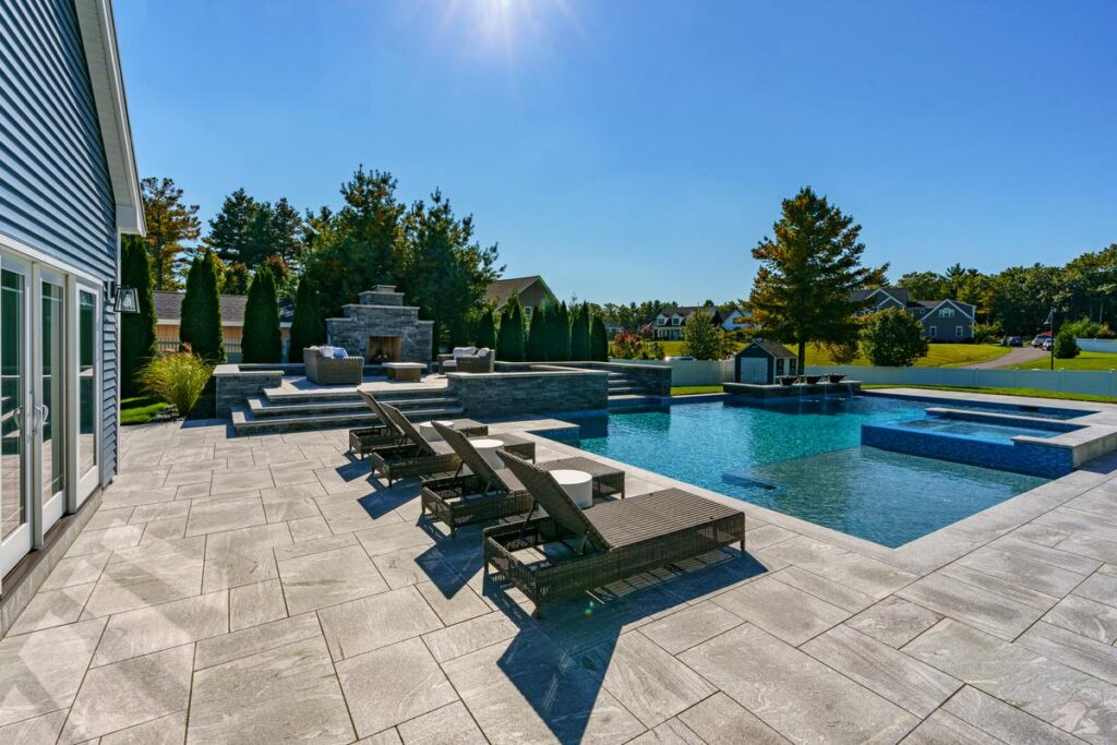 Is your backyard ready for summer. A stone deck may be just the way to finish off your landscape.
