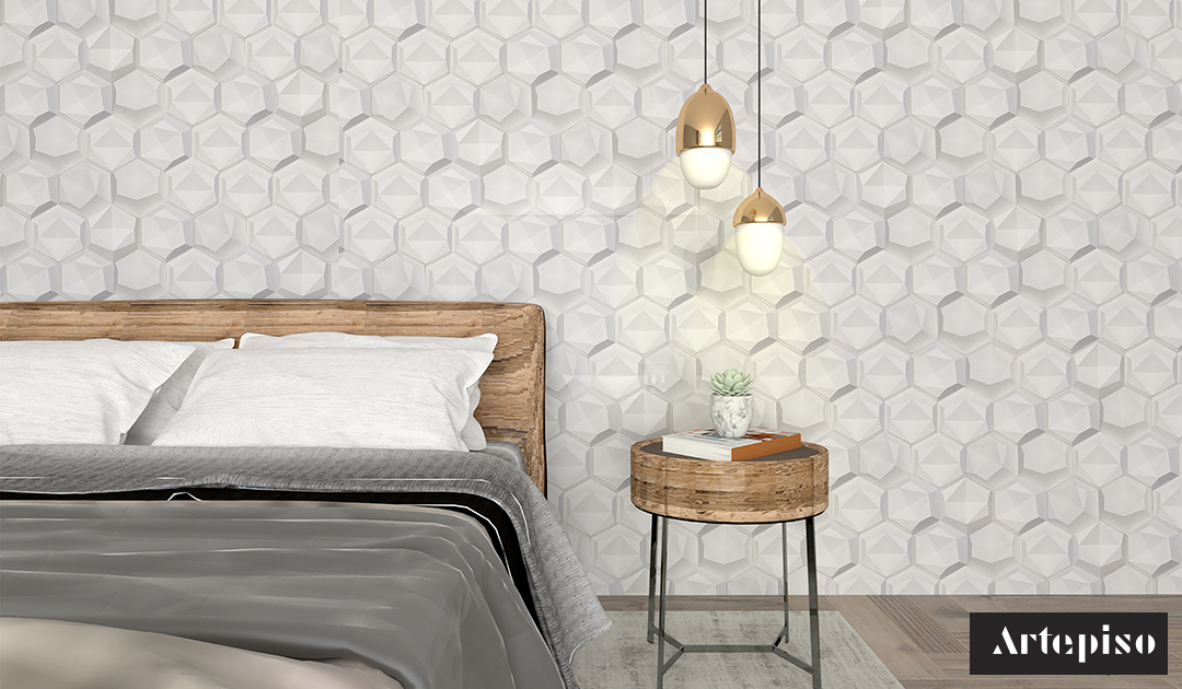 Artepiso Andes 3D Wall Tile Full Bedroom Feature Wall - Instone