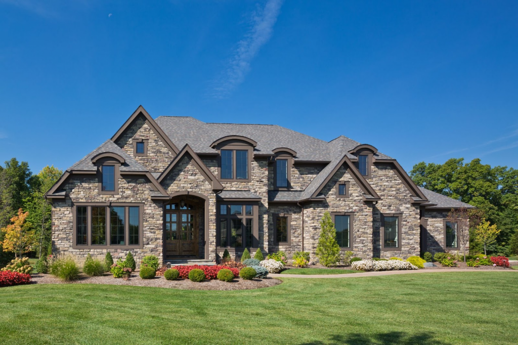 Dutch Quality stone veneer on the exterior of this home