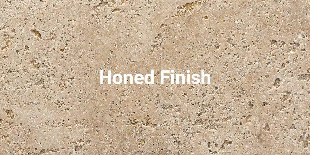 honed stone finish