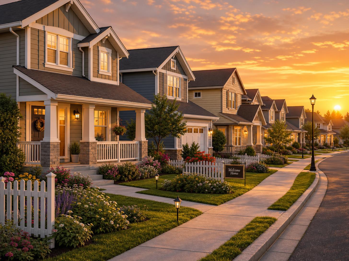 Tract Homes - AI Generated